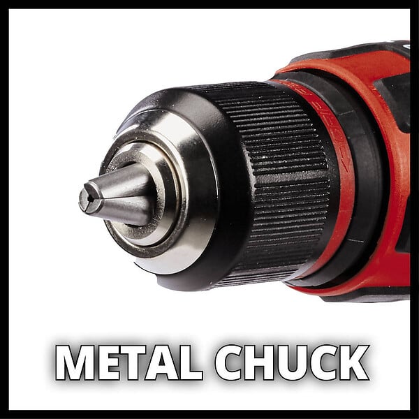 EINHELL - Perceuse Visseuse à percussion sans fil TE-CD 18/48 Li-i-Solo - large