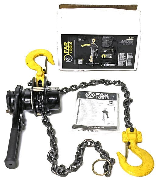 FAR TOOLS - Palan à chaine et levier - large