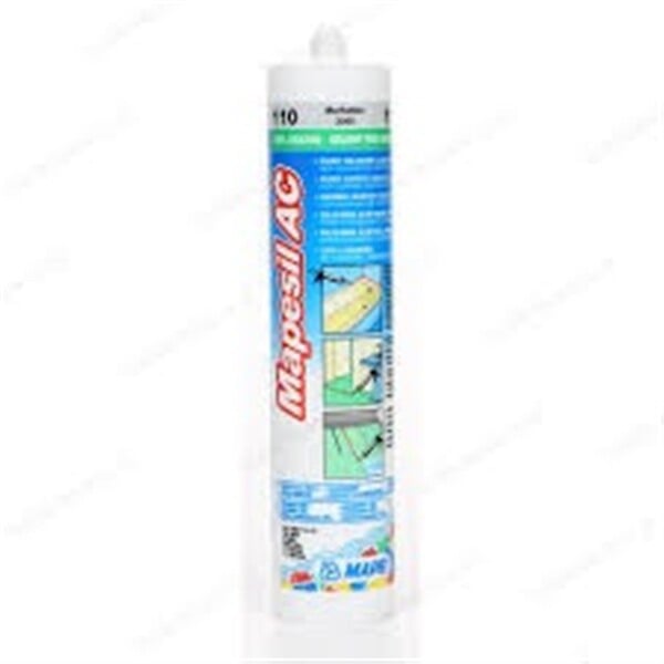 MAPEI - Mastic silicone MAPESIL AC - Coloris : 114 Anthracite - large