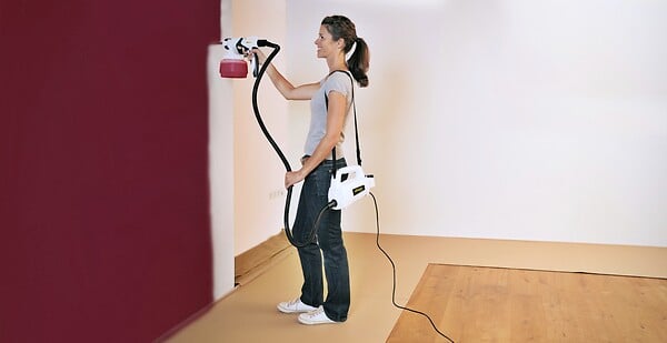 WAGNER - Pistolet peinture basse pression WAGNER Wall sprayer w 450 - large
