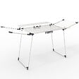 VOUNOT - Sechoir a linge etendoir sur pied avec ailes hautes 175x92x106cm Blanc - vignette