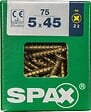 SPAX - Lot De 75 Vis Acier Tête Fraisée Pozidriv Spax, Diam.5 Mm X L.45 Mm - vignette