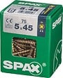 SPAX - Lot De 75 Vis Acier Tête Fraisée Pozidriv Spax, Diam.5 Mm X L.45 Mm - vignette