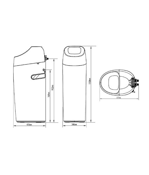 APIC - Adoucisseur d'eau 30L Vanne Fleck 5600 SXT complet avec accessoires - large