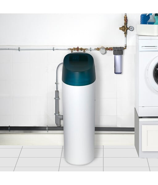 APIC - Adoucisseur d'eau 18L Vanne Fleck 5600 SXT complet avec accessoires - large
