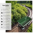 TECTAKE - Chariot de jardin 300 kg avec benne basculante vert - vignette