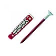 RED HEAD - Lot de 12 chevilles et vis couleur RED HEAD, Diam.6 mm x L.37 mm - vignette