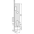 METALUX - Serrure à larder 1 point pêne dormant à cylindre européen axe 31 mm - Pour gâche électrique Métalux 13 - vignette