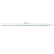 HOMCOM - Kit complet porte coulissante 4 x 93 cm (p x l): rail, roulettes, visserie - vignette