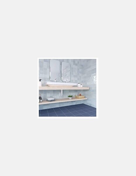COMPTOIR DU CERAME - CARRELAGE SIROCCO BLEU D'EAU PLAQUETTE 10.7X53 - MK2305062 - large
