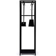 ID MARKET - Range bûches vertical avec accessoires 2 étagères H.112 CM pour cheminée - vignette