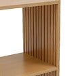 5 FIVE SIMPLY SMART - Meuble Étagère 4 cases de rangement Effet bois naturel H 68.5 cm - vignette