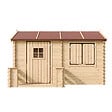 TIMBELA - Timbela M503 Maison en bois pour enfants - 178x241xH151cm / 2.63m2 - vignette