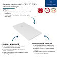 VILLEROY ET BOCH - Receveur découpable 120 X 80  Exclusive rectangle blanc - vignette