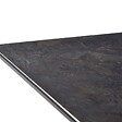 CENTRALE BRICO - Table pliante 140 x 90 cm, plateau Polytec® anthractite, structure gris clair - vignette