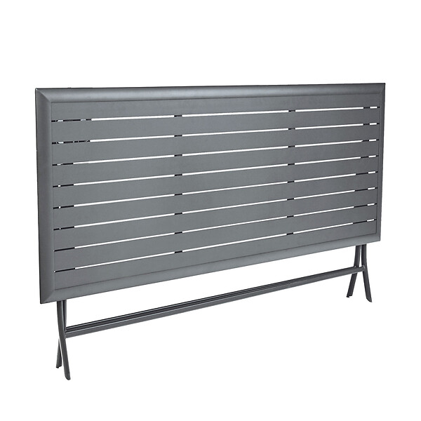 OZALIDE - Table pliante alu l 160-p,70-h 75cm - large