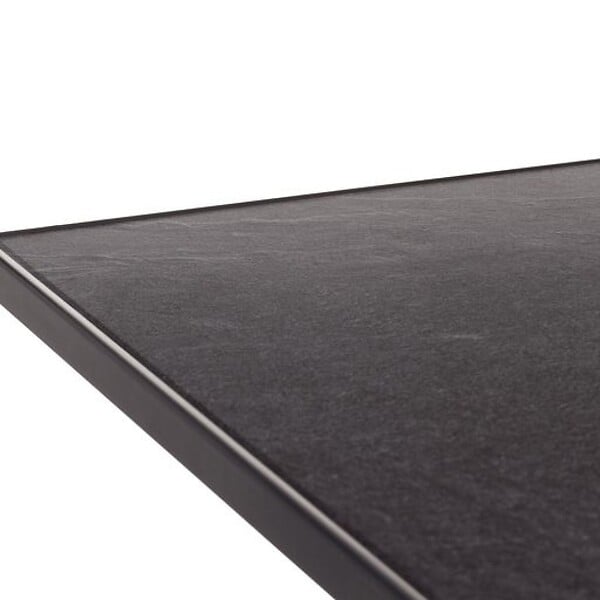 CENTRALE BRICO - Table pliante 140 x 90 cm, plateau Vivodur® anthracite, structure gris clair - large