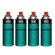 INTEC - Pack 4 Bouteilles de gaz Butane 227gr Cartouche gaz Camping Compacte Encliquetable Réchaud Désherbeur Barbecue INTEC - vignette
