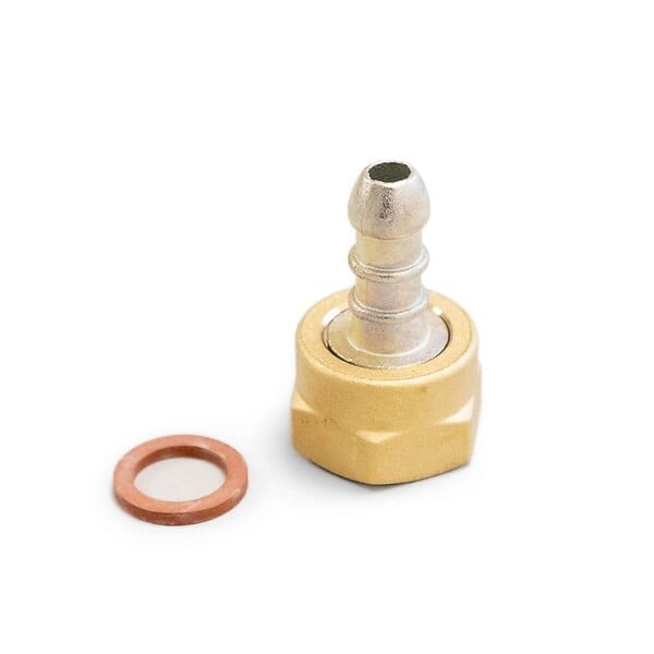 PROWELTEK - Kit connexion gaz tuyau + adaptateur tétine + raccords pour réchauds et barbecues à gaz - large