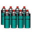 INTEC - Pack 8 Bouteilles de gaz Butane 227gr Cartouche gaz Camping Compacte Encliquetable Réchaud Desherbeur Barbecue INTEC - vignette