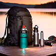 INTEC - Pack 8 Bouteilles de gaz Butane 227gr Cartouche gaz Camping Compacte Encliquetable Réchaud Desherbeur Barbecue INTEC - vignette