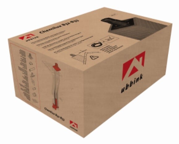 UBBINK - Kit CHEMILUX CONDENS 2 en 1 - horizontal ou vertical - Diamètre : 80/125-80 - NOIR - large