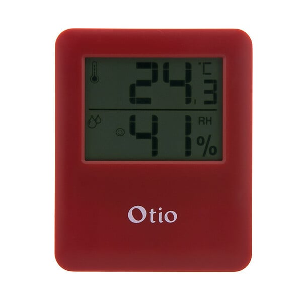 OTIO - Thermomètre hygromètre magnétique LCD - Bordeaux - Otio - large