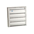 RENSON - Grille de hotte Renson 210 x 210 mm aluminium blanc RAL9010 - vignette