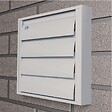 RENSON - Grille de hotte Renson 210 x 210 mm aluminium blanc RAL9010 - vignette