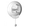 UNELVENT - Bouche d'extraction autoreglable bi-débit BARP 45/105 - ø 125mm - 45m³/h - Avec manchette placo 3 griffes - Cordelette - vignette