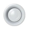UNELVENT - Bouche d’extraction et d’insufflation BEM métallique rond 100mm réglable - UNELVENT - 850017 - vignette