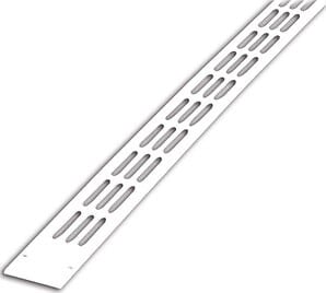 RENSON - Grille plate alu 478/3 RENSON - 475 mm - blanc ral 9010 - 00047836 - large