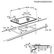 ELECTROLUX - table verre gaz 74cm 5 foyers noir - KGG75362K - vignette