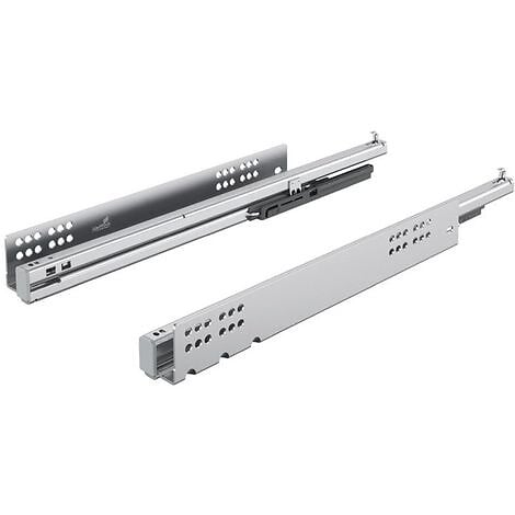 HETTICH - Paire de coulisses à billes KA 3434 HETTICH - Charge 20 kg - L.450 mm - Pour support clavier coulissant - 77803 - large