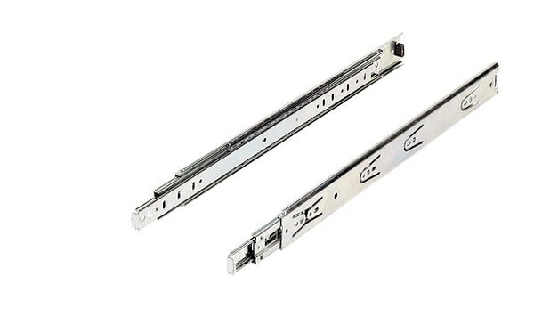 HETTICH - Paire de coulisses HETTICH KA5632 L.550mm - Largeur d'installation 12,7 mm - 45 kg - 73282 - large
