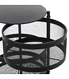 5 FIVE SIMPLY SMART - Resserre de cuisine 4 Paniers rotatifs sur roues en Métal Noir H 76 cm - vignette