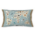 PAPILLON - Coussin déhoussable avec franges 30 x 50 cm MAP - vignette