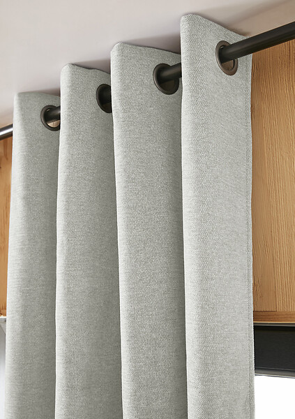 FIL ARIANE - FA - Rideau 140 x 180 cm Occultant + polaire BJORN Eucalyptus - large