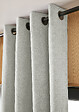 FIL ARIANE - FA - Rideau 140 x 180 cm Occultant + polaire BJORN Eucalyptus - vignette