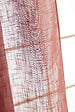 FIL ARIANE - FA - Rideau ajustable + 8 anneaux pince 140 x 270 cm Polyester effet lin NIA Terracotta - vignette