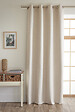 FIL ARIANE - FA - Rideau occultant + 8 oeillets 140 x 240 cm Polyester chambray ERES Sable - vignette