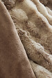 FIL ARIANE - FA - Plaid 125 x 150 cm Polyester fausse fourrure ASTRA Taupe - vignette