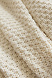 FIL ARIANE - FA - Plaid 125 x 150 cm Polyester tricot uni OLYMPIA Ivoire - vignette