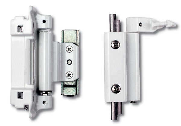 FAPIM - Paire de paumelles épaisseur 3,5 mm FAPIM Blanc 9010 - 1405I - large