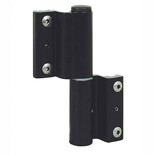 FAPIM - Paumelle à clamer Venice FAPIM pour porte-fenêtre - noir 9005 - gorge 10x14.5 - 5601B-37 - large