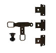 TORBEL - Sachet pour espagnolette plate TORBEL cataphorèse noire - 0612S14 - vignette