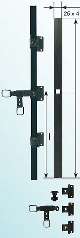 TORBEL - Sachet pour espagnolette plate TORBEL cataphorèse noire - 0612S14 - large
