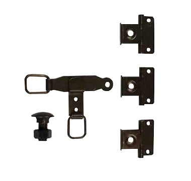 TORBEL - Sachet pour espagnolette plate TORBEL cataphorèse noire - 0612S14 - large