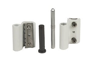 FAPIM - Paumelle Grip+ FAPIM avec axe en acier inox Ø7 mm - Blanc 9016 - 9800A-QX - large