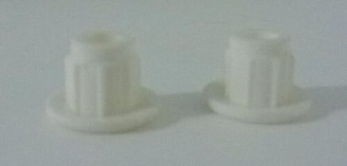 BOURG INDUSTRIES - Bouchon femelle blanc - Ø15 pour HB130 - large